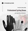 Unisex Summer Cycling Gloves: Ice Silk, Anti-Slip, Shock-Absorbent, Sun Protection for Road and Mountain Biking.