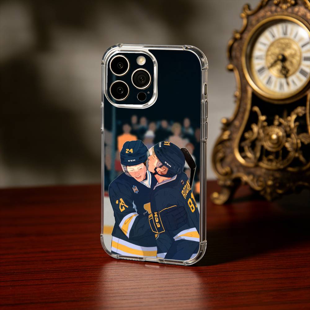 H-Heated Rivalry Phone Case For iPhone 17 16 15 14 13 12 11 Mini Pro Max Plus Transparent Cover