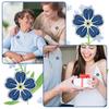 Forget Me Not Pin Badge Memorial Pins Bulk Celebration Of Life Funeral Favors Alzheimer'S Dementia Forget Me Not Flower Lapel Pi