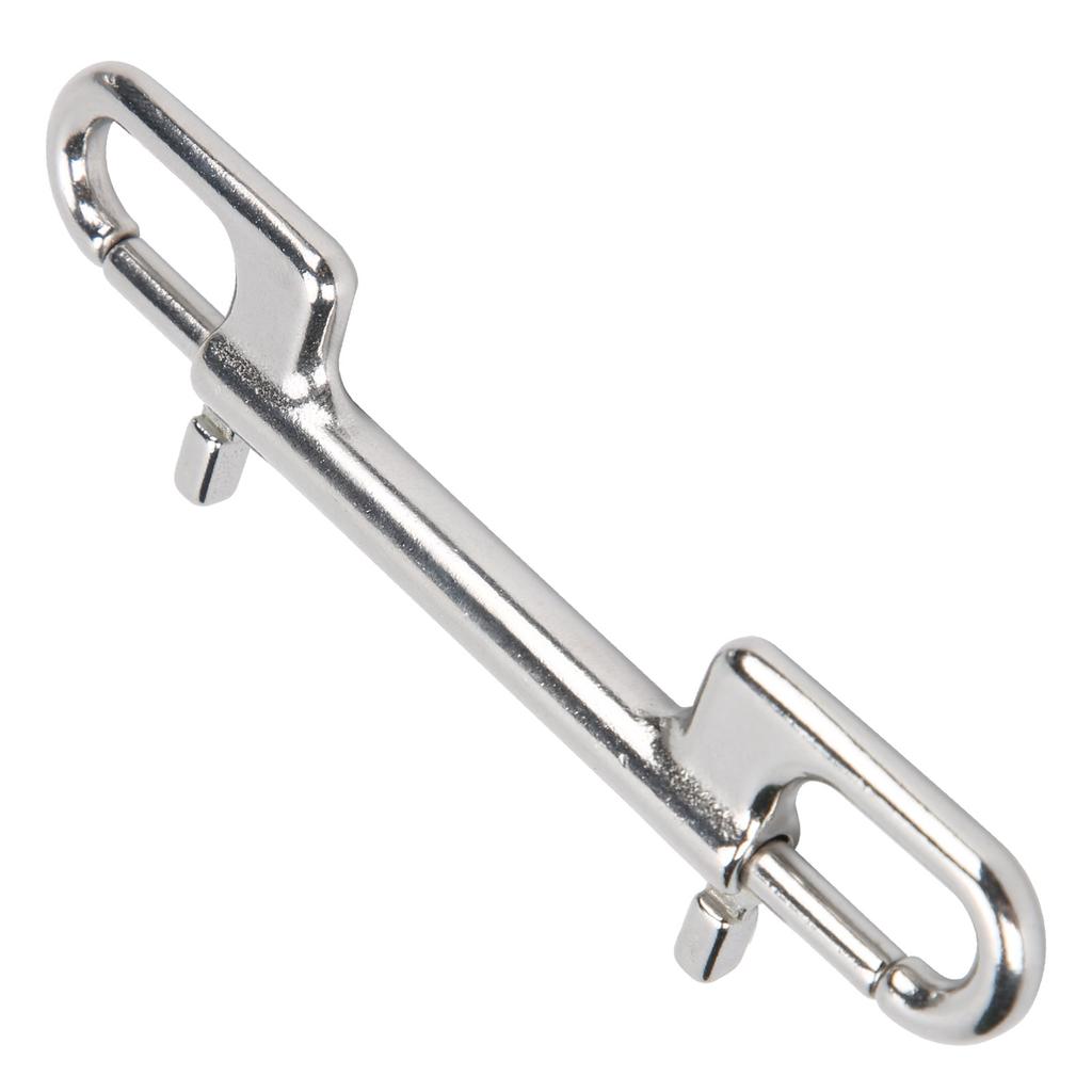 Edelstahl Tauchen Doppelhaken Karabiner Doppelte Öse Karabinerhaken Schnalle
