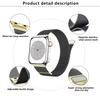 KALEBOL For Apple Watch Series 10 42mm/9 8 7 41mm/SE (2023) SE (2022) SE 6 5 4 40mm/3 2 1 38mm Milanese Metal Watchband