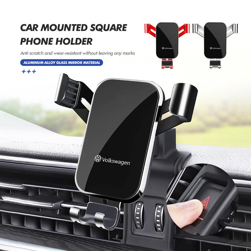 Universal Gravity Car Phone Holder All Alloy Air Vent Mount Stable Grip For Volkswagen VW Polo Jetta Sagitar Magotan Passat B5 Zg7