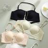 Thin Seamless Lingerie Women's Gathering Bra Anti-sagging Breast Retraction Comfortable and Breathable Bra Push Up Bra