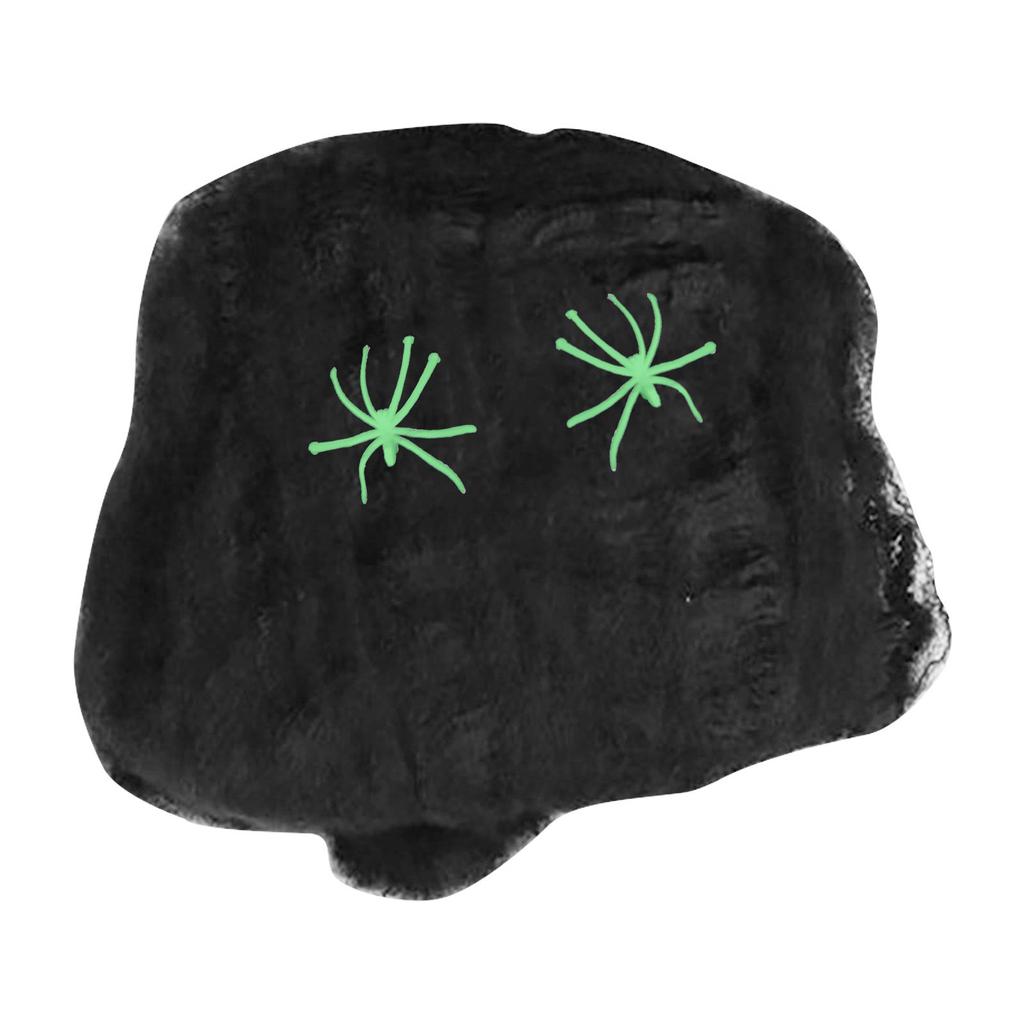 Pająk na Halloween Bawełniane elementy wystroju domu Scena Dekoracje Rekwizyty Pająk Jedwab