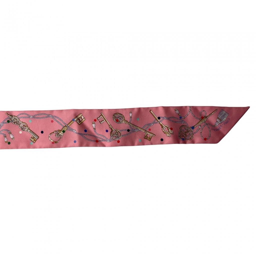 Used HERMESscarf Multicolor Silk Women
