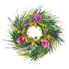Spring Wreath for Front Door 22'' Artificial Flower Wreath for Wall Wedding Party Home Decorations for Indoor Outdoor