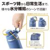 Thermos Water Bottle Vacuum Insulated Sports 1.5L Sand Carry Loop Easy Transport Direct Drinking Removable Spout Cleaning Cold Retention Only FJU-1500
