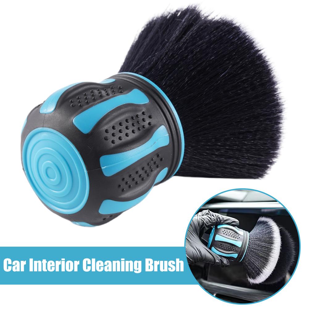 Car Interior Cleaning Dust Removal Soft Brush Anti Slip Grip Scarless Pig Sideburns Brush Edge Seam Detail Brush Cleaning Tool