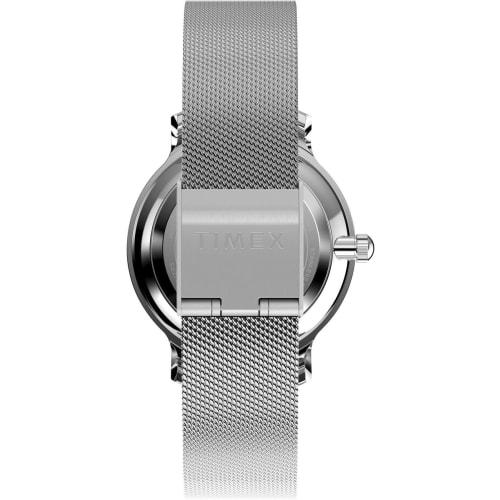 Timex Women's Analog Quartz Watch with Stainless Steel Strap (TW2W46000), Silver, Bracelet