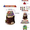 Gorilla Tag Birthday Party Decoration Set Spiral Balloon Arrangement With Cake Topper And Flag