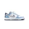 Nike Big Cushioning Abrasion Resistant Cushioning, Wear Resistant Low Top Skateboard Shoes Unisex White Blue 355152-140(Team373-)