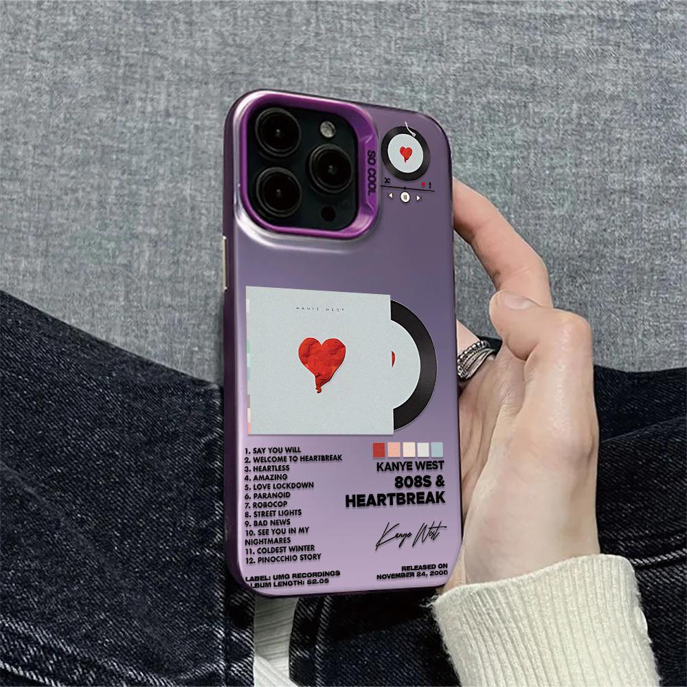 Music CD Case For Iphone 16 Pro 16E Cover For Iphone 15 14 13 12 11 Pro Max Cover Funda Bumber Coque 16 Pro Case Funda