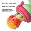 Dinosaur Rotate Push-Type Baby Fruit Feeder Silicone Fresh Food Feeder Kids Feeding Tool