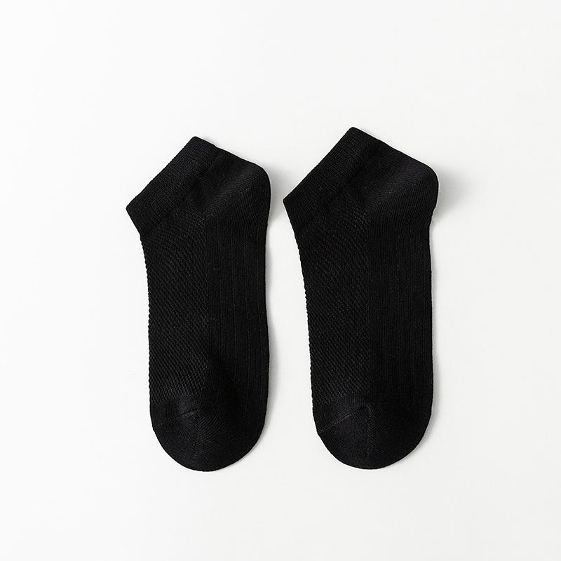 Men's Socks, Spring and Summer Low-top Shallow-mouthed Short Socks, Trendy Spring and Autumn Boat Socks, Thin, Sweat-absorbent and Breathable