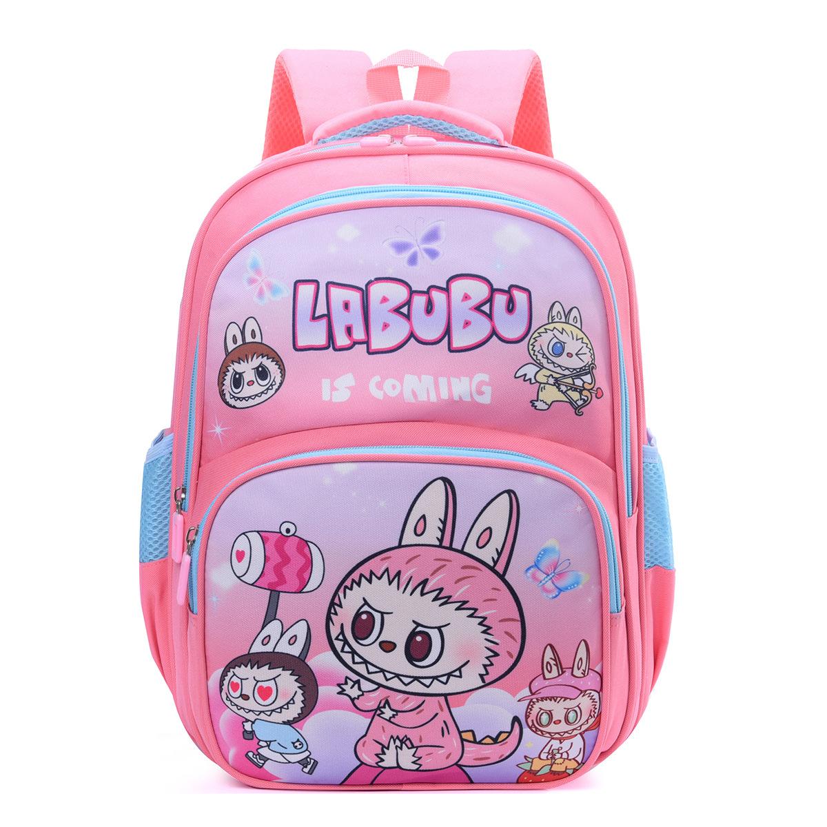 

Школьный рюкзак для мальчиков и девочек начальной школы, мультяшный, с любовью, легкий, детский рюкзак, повседневный, универсальный