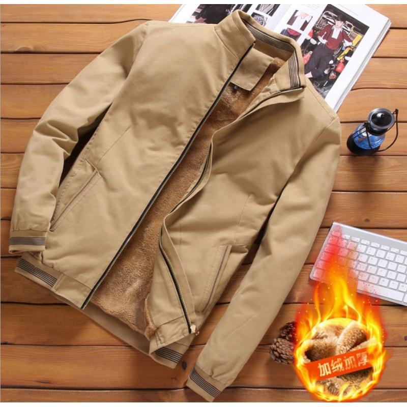 Autumn and Winter Youth Casual Men's Wash Jacket New Slim-fit Coat Men