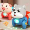 Plastic Smart Dog Pet Toy Puzzle Toy Children's Electric Pig Electric Crawling Dog  Motor Skills