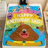 1PC Hey Duggee Patterned Flannel Blanket Suitable For All Seasons for Home Decor Warmth and Comfort Gifts Holiday Present