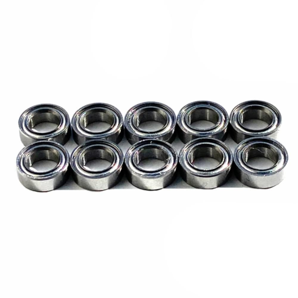 Leia Bearing Mini Bearing Stainless Steel Shielded Set of 10 High Precision Diameter 5 x Outer Diameter 9 x Height Premium IKKO'S Double-Sided (950ZZ