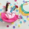 Birthday Cake Candle Headband and Hat for Baby and Pet Party Dress-Up, Holiday Photo Props