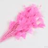 25 30cm Colored Chicken Feather Sprays On Wire For Florist Decor