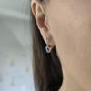 Серебряные серьги с натуральным топазом 1.995ct (2188346)