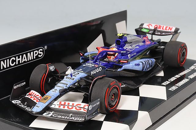 Minichamps Visa Cash RB F1 Team VCARB 01 2024 Singapore GP Yuki Tsunoda 1/43 #22