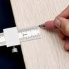 Stainless Steel Precision Rulers Double Sided Carpentry Positioning Limit Block Measuring Woodworking Marking Gauge 15/20/30cm