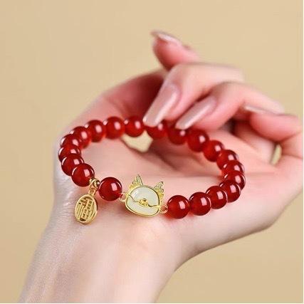 

Bracelet Girls Transfer Bead Agate Crystal Braceletfashion women daily jewelry gift