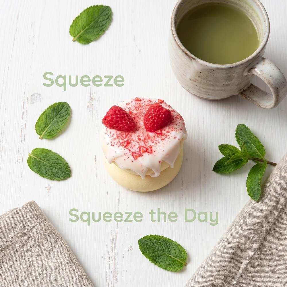 Chocolate Cheese Soufflé Squeeze Toy Cute Cake Slow Rebound Toy Fingertip Toy