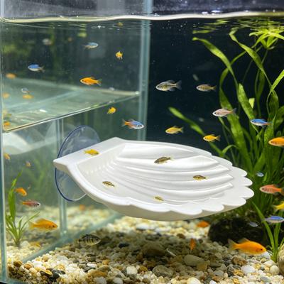 Betta Hängematte Muschel, Fisch Hängematte mit Saugnapf, Betta Fisch Ruheplattform, Aquarium Zubehör für Betta Fisch Schlafen Ruhen Verstecken Spielen