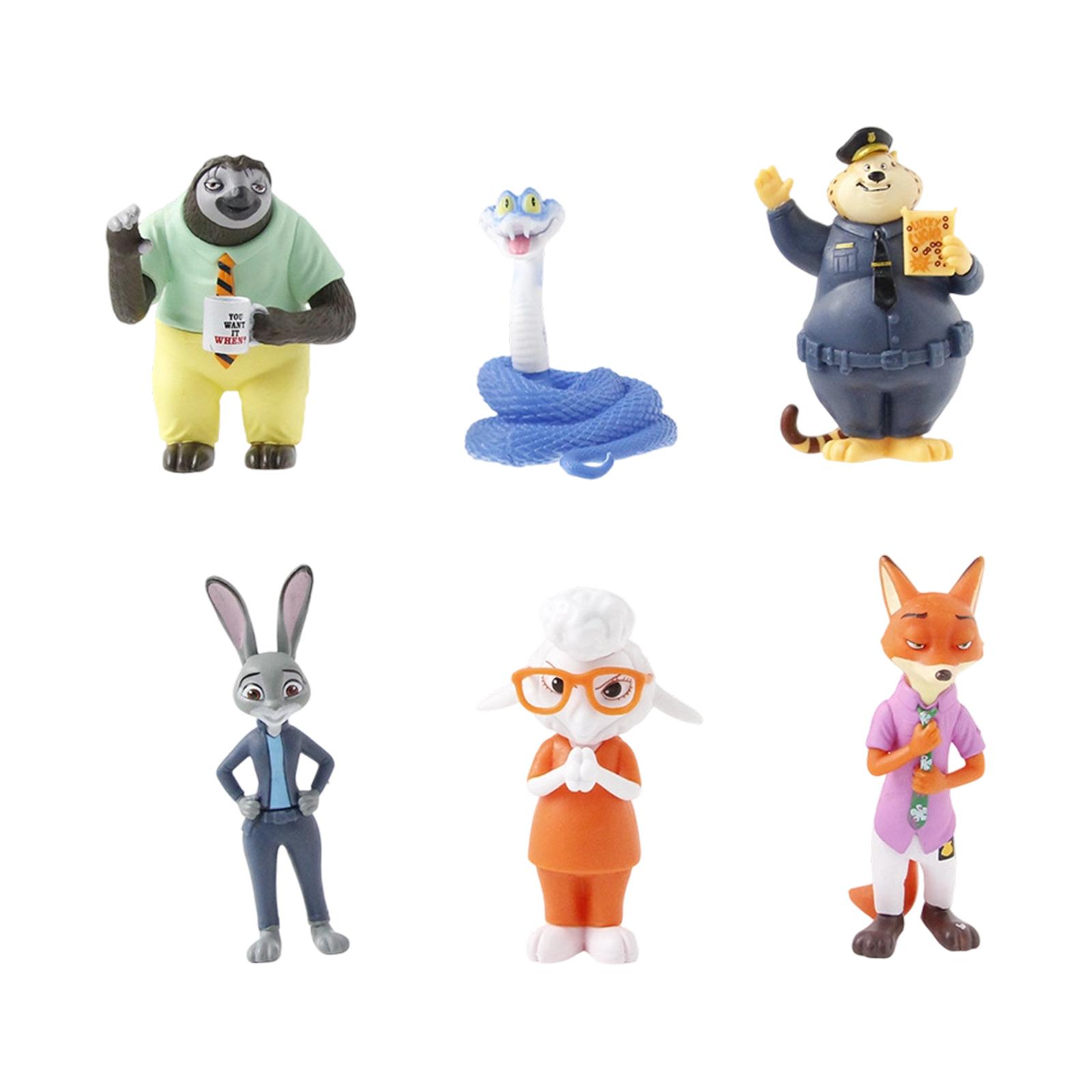 

6 шт. 3D - Фигурка Игровой Периферийный Кукла Модель Украшения One Size