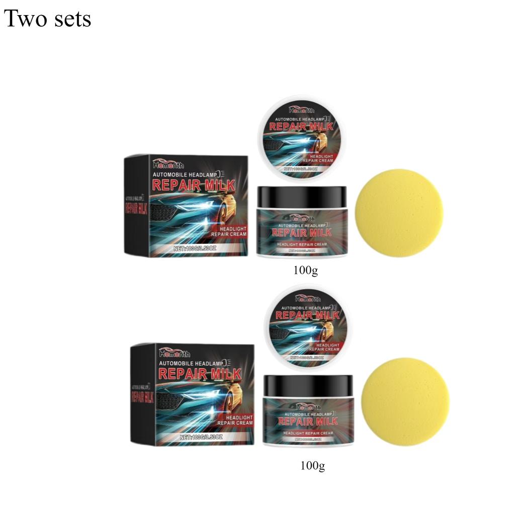 Agent de recondiționare a luminozității auto, kit de reparare a farurilor auto, zgârieturi faruri, agent de placare galben pentru recondiționare