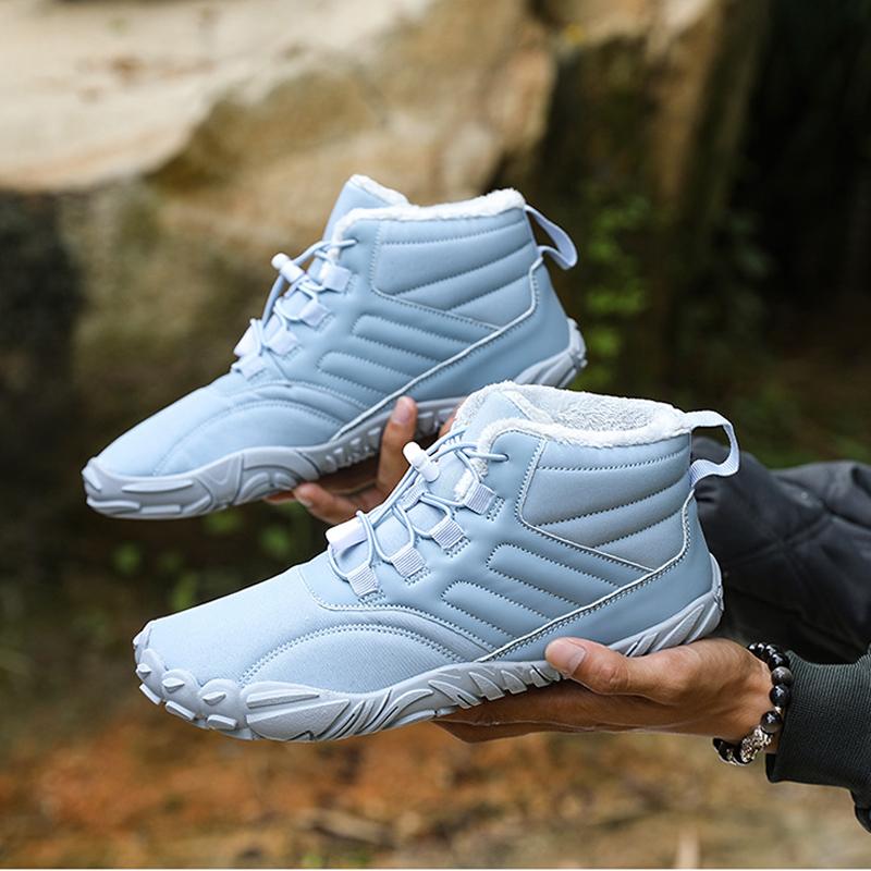 Zimní Nové Boty pro Muže Ženy Kozačky Outdoorové Teplé Plyšové Kůže Oxfordovina Ležérní Boty Trekové Boty Velká Velikost