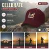 [Graduation Baseball Cap] Trendy 2026 Emieily Print Adjustable Polyester Breathable Curved Brim Unisex Casual Daily Wear Baseball Hat For Graduates