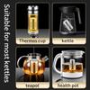 Tea Infuser,304 Stainless Steel Tea Strainers for Loose Tea,Loose Leaf Tea Steeper,Fine Mesh Tea Ball holder with Chain Hook and Lid,Reusable Tea
