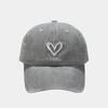 Spring and Summer New Washed Retro Visor Female Curved Brim Old Baseball Cap Love Couple Cap Ins