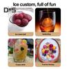 Große Kapazität, leicht zu lösendes Silikon-Eisgitter, Gelee-Joghurt-Eiskugelform, Kühlschrank-Eisbox, lebensmittelechter Eisbehälter