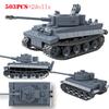 MOC Tiger I Tank Panzerkampfwagen VI Ausf. E Fighting Vehicle Soldier Building Blocks Sets Model Dolls Brick Toys Bricks Toys