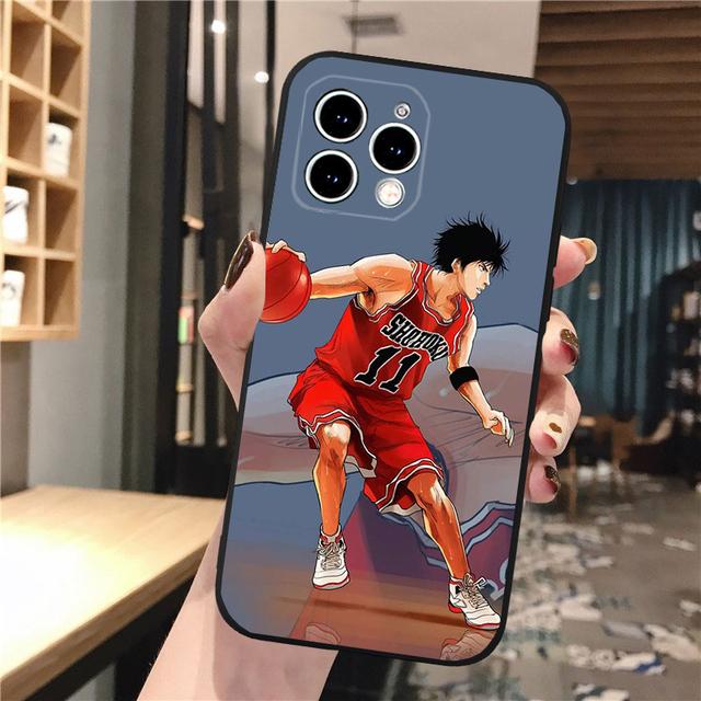 Phone Case For Iphone 14 Pro Max 13 12 11 Pro Max Xs Xr X 12mini 7 8 Plus Se Slam Dunk Sakuragi Hanamichi Case Funda