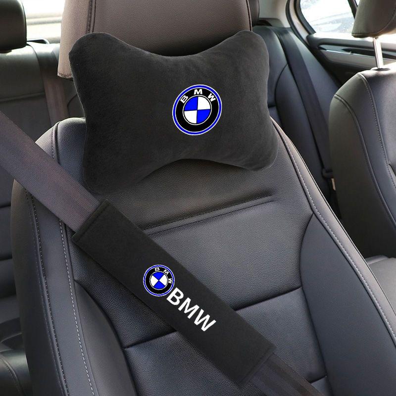 TXMM8 2025 Hot Car Headrest Cover Auto Seat Cover Head Neck Rest Pillow for BMW M E46 E39 E90 E36 E60 E34 E30 X5 E92 G30 Car Accessori