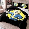 Fallout Vault Boy 3Pcs Bedding Set Duvet Cover With Two Pillowcases For Bedroom Home Decoration