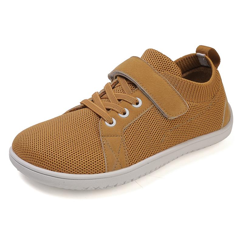 Kids Wide Toe Sports Shoes Breathable Barefoot Walking Shoes Children Elastic Casual Sneakers Outdoor Trainers Non-slip
