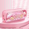 Zipper Cartoon Pencile Case Letter Stationery Holder Cute Capybara Pencile Bag  School