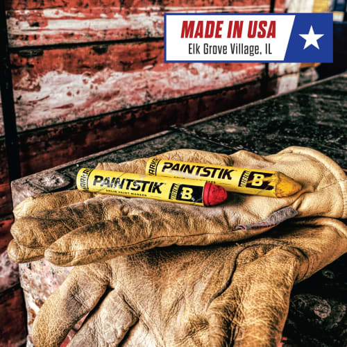 LACO Markal Industrial Marker "Paint Stick B" Yellow 80221