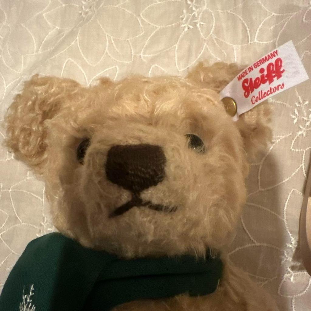 [USED] Steiff Teddy Bear and Hedgehog