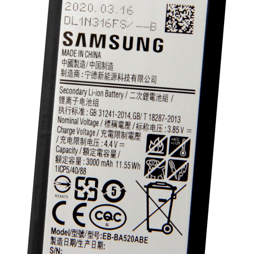 Samsung Galaxy A5 2017 Sürümü A520F SM-A520F SM-A520K SM-A520L İçin Orijinal Yedek Pil EB-BA520ABE 3000mAh