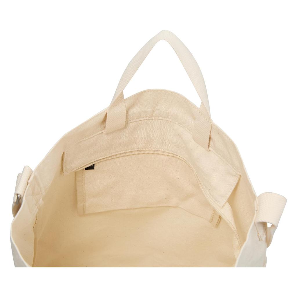 Lee elf Tote Large Perfect for and Town White 2-Way Bag, Medium, Canvas, Lightweight, Capacity, School, Commuting, Leisure, Use, 320-1351,