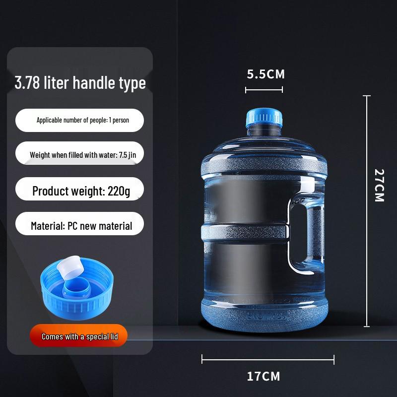 Food Grade PC Portable Water Dispenser - Thickened Empty Bucket for Mineral Water and Tea Bar Use