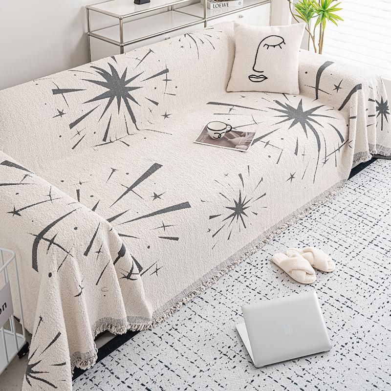 Winter Plush Sofa Towel Cover Cloth A Piece of Universal All-inclusive Sofa Cushion Thickened Non-slip Sofa Cover Full Cover Blanket